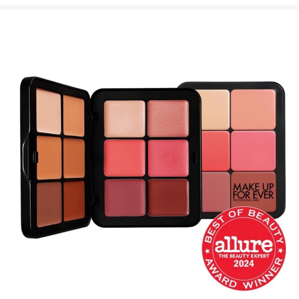 Make Up Forever HD All-in-One Cream Face Blush Conceal Palette - Light to Medium